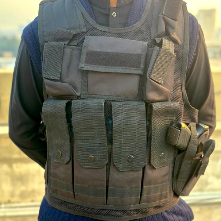 Magazine Vest/Jacket for AK/M4 etc, with Bullet Proof Plate Pocket