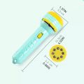 Mini Projector For Kid's Torch Projector 3 Slides, 24 Patterns Projector Flashlight Torch, Kids Projection Light Toy Education Learning Best Gift for Kids 7 Ys boy or Girl. 