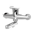Kitchen Faucet Mixers Wall Mounted Single Handle Mixer Tap Sink Faucet Rotation Hot Cold Water Mixer Mop Pool Tap Basin Faucet.