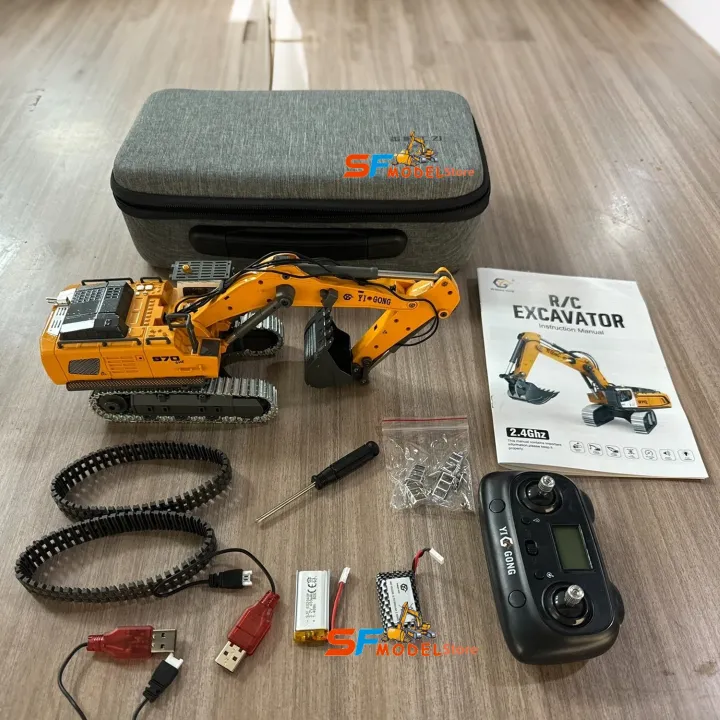 970%20Mini%20Excavator%201/50%20RTR%20RC%20Excavator%20Simulation%20Model%20with%20Light%20and%20Sound%20Desktop%20Remote%20Control%20Excavator%20Model%20Toy%20Gift%20-%20Image%202