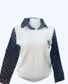 Sweater With Attached Shirt For Women. 