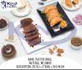 melamine double glage , kabab tray , double space. 