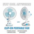 3 in 1 Electric Mini Clip Fan - 8 inch. 