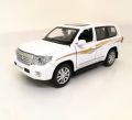 Toyota VX-R V8 Land Cruiser 1:24 XLG M923V DieCast Metal Pakistani Model Cars Collectable Alloy Luxury Toy Car 7 inch White Black die-cast vxr. 