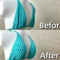 Bikini swimsuit chest pad insert, transparent, invisible, thick, cute silicone chest pad, waterproof, sweat proof.