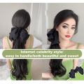 Synthetic 10inch 12inch 14inch 16inch ponytail wig for women with long curly hair high ponytail, bow tie low braid fake ponytail. 