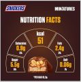 Snickers Miniature Chocolate 150 Gm ( Pack of 1/2). 