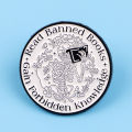 Bookworm's Delight Brooches For Women Books Enamel Pin Metal Badge Jewelry Clothing Backpack Accessories Reader Gifts.