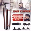 Daling DL-1047 Electric Rechargeable Hair and Beard Trimmer highly sharp precise 0.2mm accurate cutting with 3 (11/2) clips Professional Hair Trimmer. 