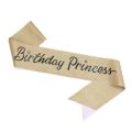 Glitter Birthday Princess Sash Birthday Sashes for Girls Women 16th 18th 21st 30th 40th Happy Birthday Party Decoration Supplies. 