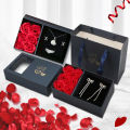 100 Languages I Love You Necklace With 6 Roses Luxury Gift Box For Girlfriend 2023 Valentine Present Fashion Romantic Jewelry. 