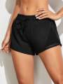 Women's Sports Yoga Shorts Blend Women Summer Anti Emptied Skinny Shorts Casual Gym Lady Elastic Waist Beach Short Pants.