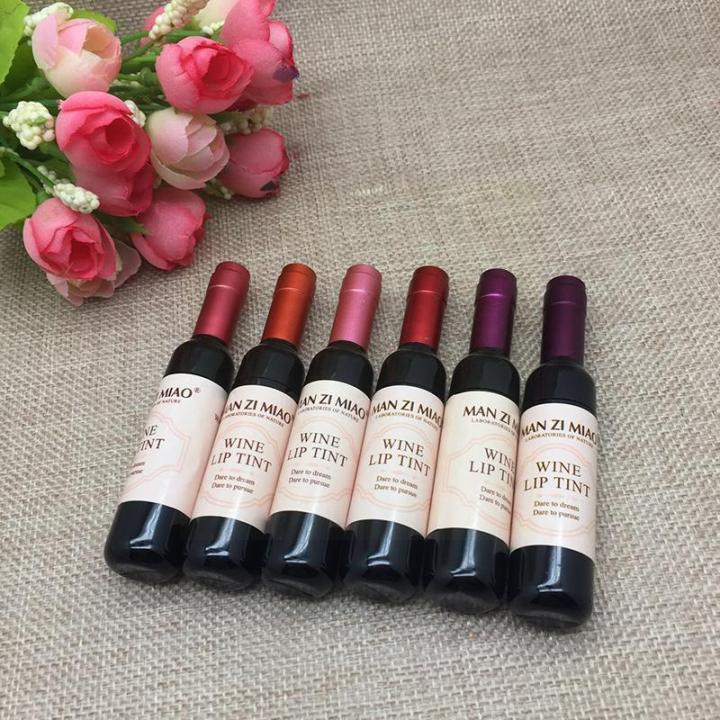 2023%20Lipstick%20Lipgloss%20Waterproof%20Long%20Lasting%20Lovely%20Tint%20Wine%20Bottle%20Shape%20Lip%20For%20Women%20Makeup%20Gloss%20Red%20%20Cosmetic%20-%20Image%203