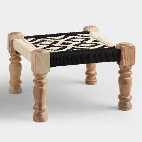 Black%20And%20White%20Woven%20Wood%20Bench%20Daybed%20Charpai/khatiya/khatla%20-%20Image%202