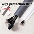 1PC 3M PVC Surface Mounted Self-Adhesive Cable Tray Ground Anti Stepping Cover Decorative Surface Exposed Wire Conduit. 