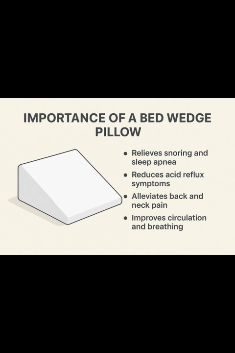 Wedge Pillow Foam | Orthopedic Wedge Cushion for Back Support, Sleeping, Leg Elevator, Pregnancy, GERD, Anti Snoring (Dark Grey, 18 x 17.5 x 11 Inch)