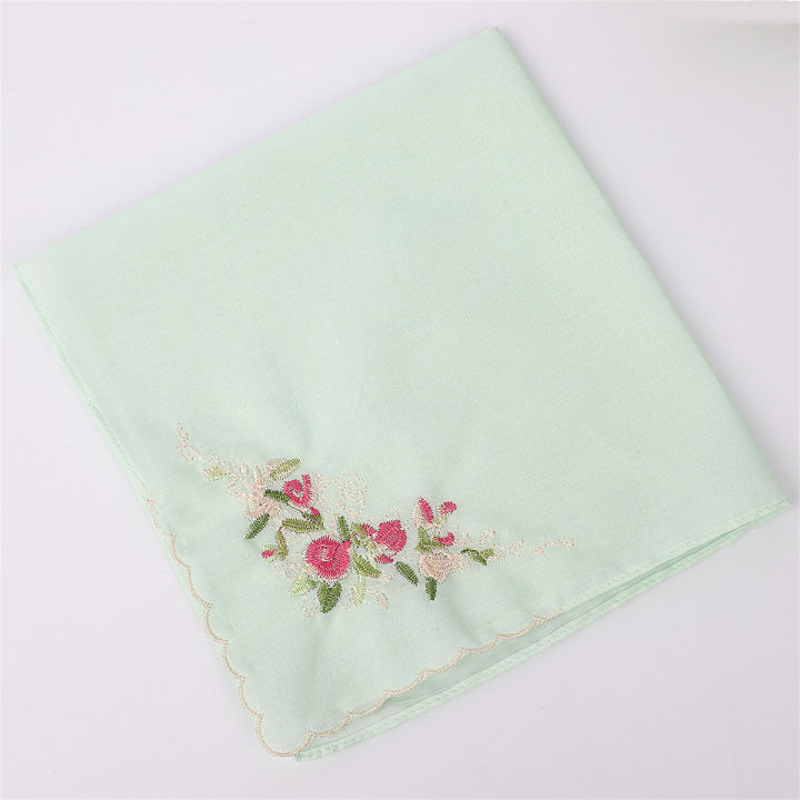 35cm%2060%20count%20cotton%20embroidered%20handkerchief%20plain%20color%20ladies%20high-grade%20cotton%20handkerchief%20holiday%20gift%20wedding%20supplies%20-%20Image%206