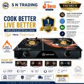 National Double Glass Top Infrared Gas Cooker low gas consumption 80% Save. 