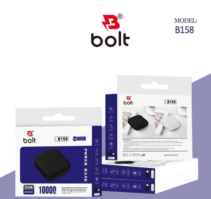 Power%20bank%20High%20Capacity%2020,000%20MAH%20(Actual%208,000),%20Bolt%20Original%20Power%20Bank,%202.4A%20Output%20Fast%20Charging%20with%20torch%20light%20built-in%20-%20Image%206