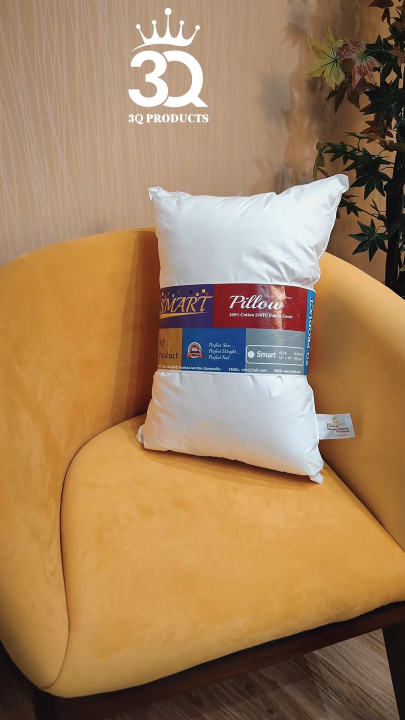 3Q Smart Pillow – Premium Portable Cushion for Travel, Office, and Home Comfort