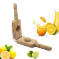 lemon juicer wooden hand press machine wood Wooden Lemon Squeezer. 