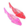 Electric Battery Operated Vibration Fish Toy With 3D Lights - Multicolor. 