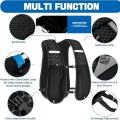 Running Hydration Vest for Women and Men, Water-Resistant, Breathable, Backpack for Runs, Hiking, Cycling, Trails, Marathons. 