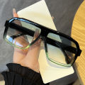 Hiking 1pcs Oversized Square Anti Light Glasses Women Men Thick Frame Brand Eyewear Female Fashion Chic Polygon Black Shades. 