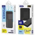 PZX V02 10000mAh Fast Charging Power Bank – Dual USB Portable Charger.
