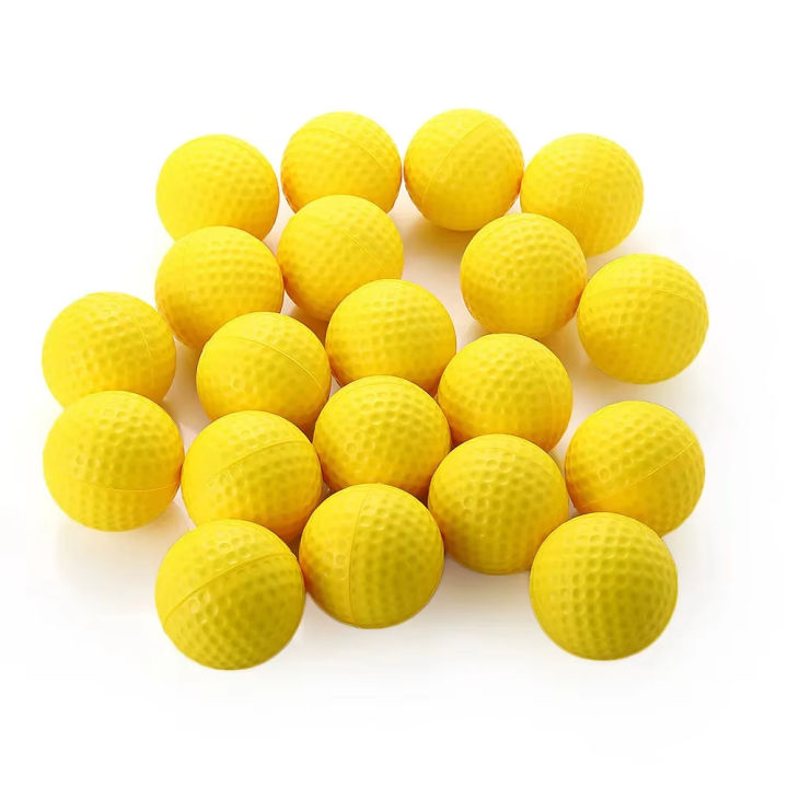 10/15/20Pcs%20Yellow%20PU%20Foam%20Golf%20Balls%20Sponge%20Elastic%20Indoor%20Outdoor%20Practice%20Training%20-%20Image%203