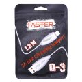 FASTER CHARGING DATA CABLE FOR IPHONE LIGHTNING ANDROID MICRO TYPE-C CABLE DATA TRANSFER CABLE FAST CHARGING 99% COPPER WIRE. 