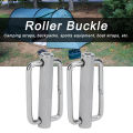 Slide Buckle 316 Stainless Steel Rectangle Adjustable Knurled Roller Belt Buckles Roller Buckle Adjustable Slide Buckle. 