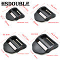 10 Pcs/Pack 20mm 25mm 32mm 38mm Plastic Black Ladder Lock Slider Release Buckles for Backpack Straps Webbing.