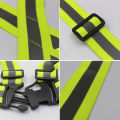 1 Pc Highlight Reflective Straps Night Running Riding Clothing Vest Adjustable Safety Vest Elastic Band For Adults And Children. 