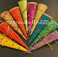 Cone covers fancy pack of 10 multicolor. 