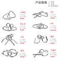 8Pcs/Set Metal Montessori Puzzle Wire Mind Brain Teaser Puzzles Children Adults Interactive Game Reliever Educational Toys.