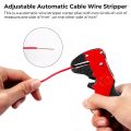 Portable Multifunctional Duckbill Wire Stripper Reset Spring Cable Crimper Utility Plastic Convenient Wire Cutter Utility. 
