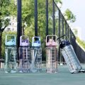 2L Water Bottle |Transparent Motivational Water Bottle|Sports Water Bottle|BPA free Water Bottle with Straw. 