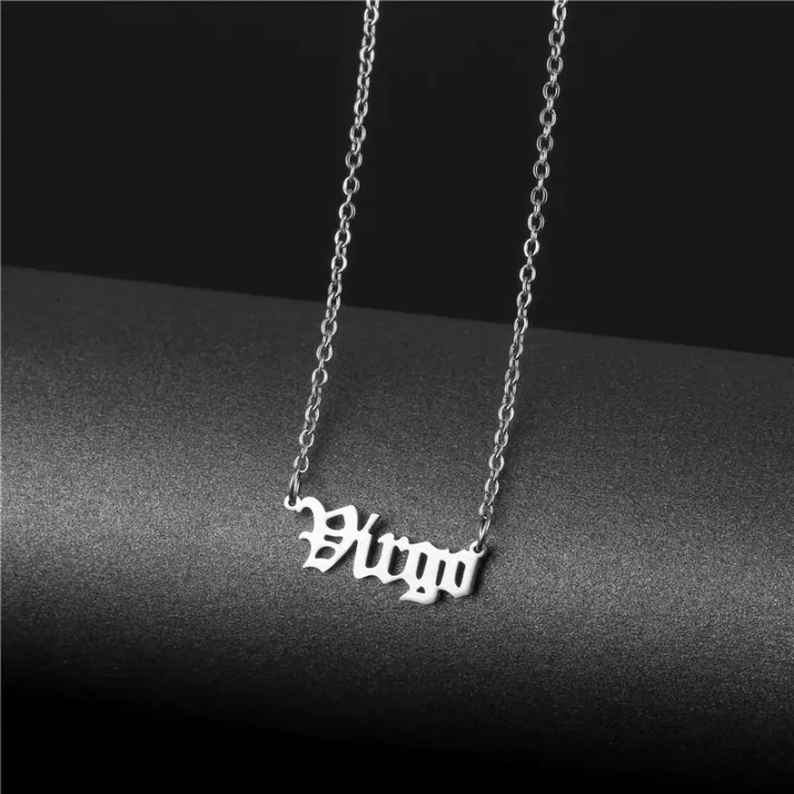 Scorpio%20Female%20Elegant%20Star%20Zodiac%20Sign%2012%20Constellation%20Necklaces%20Pendants%20Charm%20Silver%20/%20Necklace%20For%20girls%20/%20Necklace%20for%20girls%20stylish%20/%20Necklace%20for%20girls%20stylish%20korean%20-%20Image%204