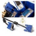 VGA Cable Older video cables, now largely replaced by HDMI and DisplayPort.. 