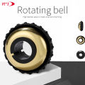 N+1 Copper Rotating Bicycle Bell Retro Invisible Horn Sturdy with Clear&Long Sound high decibel Ring Bell for 22.2mm Handlebars. 