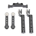 KIMRIG Aluminum Cheese Handgrip Rig With Strengthening ARRI Rosette Magic Arm & 15mm Rod Clamp For Dslr Shoulder Mount Rig.