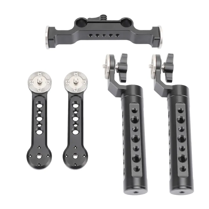 KIMRIG%20Aluminum%20Cheese%20Handgrip%20Rig%20With%20Strengthening%20ARRI%20Rosette%20Magic%20Arm%20&%2015mm%20Rod%20Clamp%20For%20Dslr%20Shoulder%20Mount%20Rig%20-%20Image%206