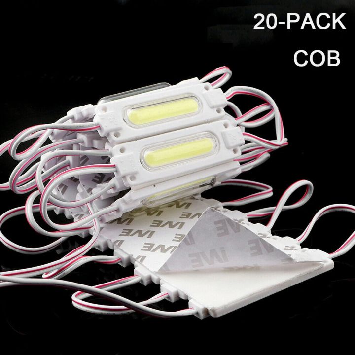 20pcs Super Bright LED COB Module Light 12V IP65 Waterproof Backlight ...