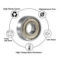10pcs 608ZZ 608RS Deep Groove Ball Bearing 8*22*7 8x22x7 MM Double Shielded Miniature High-carbon Steel Single Row 608ZZ ABEC-7. 