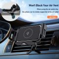 Wireless Car Z Fold 3 Holder,15W Qi Fast Charging Car Holder Mount for Air Vent and Dashboard. 