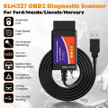 OBDMonster ELM327 OBD2 FORscan Code Reader USB V1.5 HS/MS CAN Switch For Ford Diagnostic Scanner Tool HOT SALE.