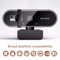 4K Webcam Video Camera 2K Autofocus Streaming Web Cam With Microphone 30fps USB Full HD 1080P Webcams for PC/Computer/Laptop.