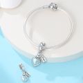 New 925 Silver Plated Princess Wishing Bottle Birthday Present Charms Beads Fit Original Bracelets Necklace Fine DIY Jewelry. 