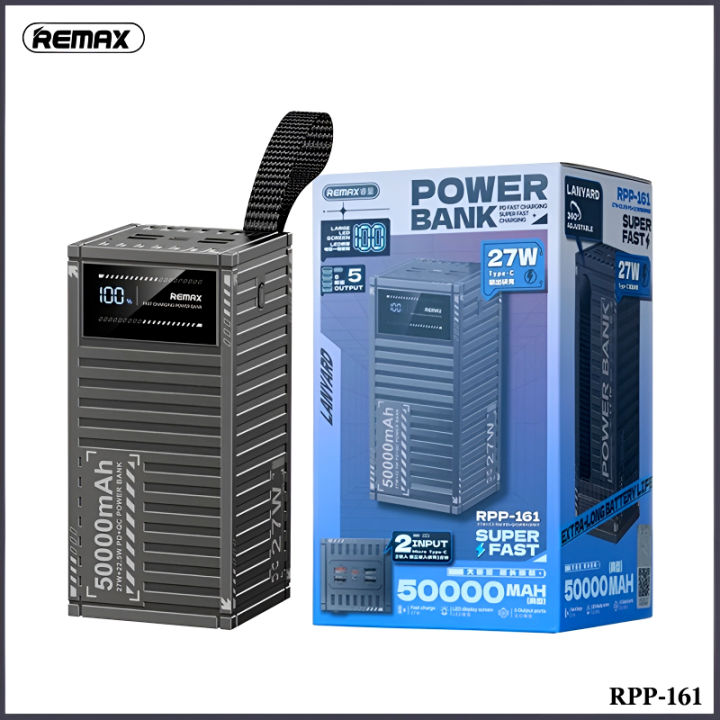 REMAX%20RPP-161%20Container%20Series%2050000mAh%20PD%20QC%20Fast%20Charging%20LED%20Display%20Powerbank%20-%20Image%205